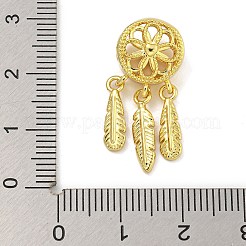 Rack Plating Brass Dangle Charms&nbsp;KK-I718-30G