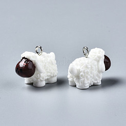 Opaque Resin Pendants&nbsp;RESI-S356-070