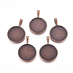 Alloy Pendant Cabochon Settings&nbsp;LS-PALLOY-2419-R-FF