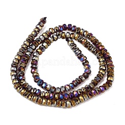 Electroplate Glass Beads Strands&nbsp;GLAA-Q105-03P