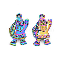 Rainbow Color Alloy Pendants&nbsp;PALLOY-S180-267-NR