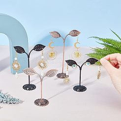 3 Pcs Iron Earring Displays Sets&nbsp;EDIS-FG0001-09