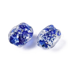 Handmade Foil Glass Beads&nbsp;FOIL-N035-02B