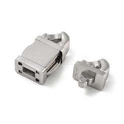 304 Stainless Steel Snap Clasps&nbsp;STAS-V008-23P