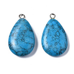 Synthetic Turquoise Pendants&nbsp;G-S356-14B