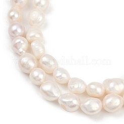 Natural Cultured Freshwater Pearl Beads Strands&nbsp;PEAR-P064-20L-02A