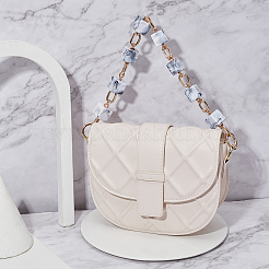 Square Acrylic Curb Chain Bag Strap&nbsp;FIND-WH0092-29A