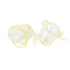 Transparent Acrylic Bead Caps&nbsp;TACR-T028-58E