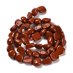 Natural Red Jasper Beads Strands&nbsp;G-P497-01E-16