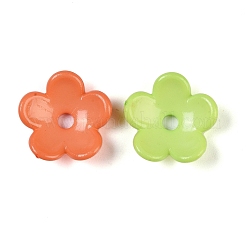 Opaque Acrylic Beads Caps&nbsp;OACR-B025-03
