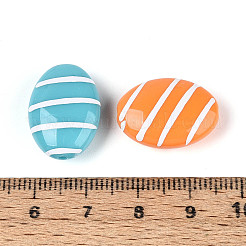 Opaque Acrylic Enamel Beads&nbsp;SACR-T018-20M