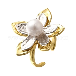 Brass Cuff Rings for Women&nbsp;RJEW-Q008-05G