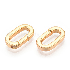 Brass Spring Gate Rings&nbsp;KK-WH20009-01G-B