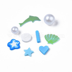 Handmade Polymer Clay Cabochons&nbsp;CLAY-N006-87