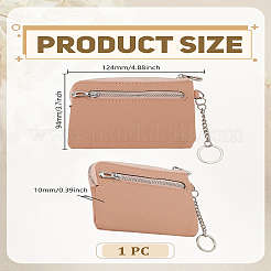 PU Leather Zipper Wallets&nbsp;ABAG-WH0048-34A