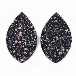 Polyester Fabric Big Pendants&nbsp;FIND-T059-016