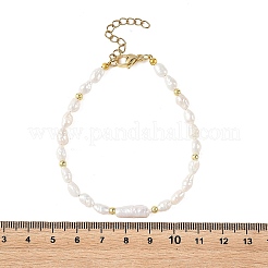 Natural Cultured Freshwater Pearl Beaded Bracelets for Women&nbsp;BJEW-JB14154