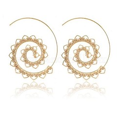 Spiral Alloy Stud Earrings&nbsp;FS-WG5570C-01