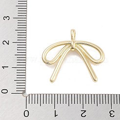 Brass Pave Clear Cubic Zirconia Pendants&nbsp;LS-KK-Z061-20G-01