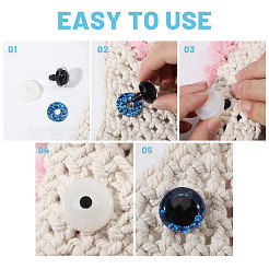 120Pcs Plastic Doll Craft Eyes&nbsp;FIND-PH0028-81