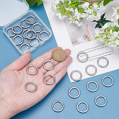 25Pcs Stainless Steel Linking Rings&nbsp;FIND-ME0002-64