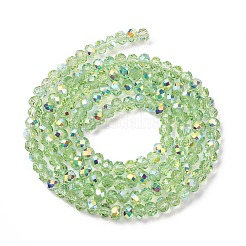 Electroplate Transparent Glass Beads Strands&nbsp;EGLA-A046-01A-04
