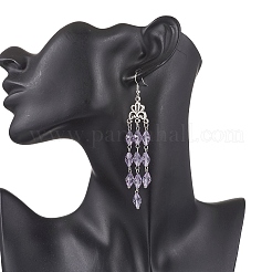 Imitation Austrian Crystal Dangle Earrings&nbsp;EJEW-JE06545-01