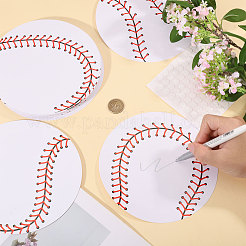 60Pcs 6 Styles Baseball Paper Gift Tags&nbsp;CDIS-CA0001-17
