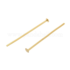 Brass Flat Head Pins&nbsp;KK-H502-01C-G