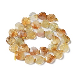 Heated Natural Citrine Beads Strands&nbsp;G-B044-B10-01