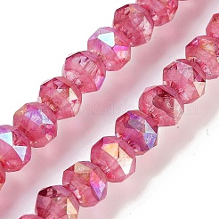 Baking Paint Glass Beads Strands&nbsp;GLAA-H032-05
