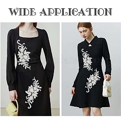 Flower Blossom Sequin Appliques&nbsp;DIY-WH0407-02