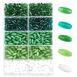 600Pcs 5 Styles Transparent & Opaque Colours Glass Seed Beads&nbsp;SEED-PA0001-16A