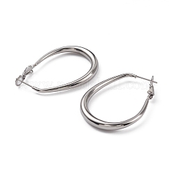 Non-Tarnish 304 Stainless Steel Hoop Earrings for Women&nbsp;EJEW-G346-05P