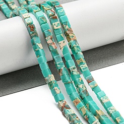 Synthetic Imperial Jasper Beads Strands&nbsp;G-C129-A13-01