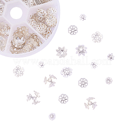 540Pcs 6 Style Iron Bead Caps&nbsp;IFIN-CJ0001-58