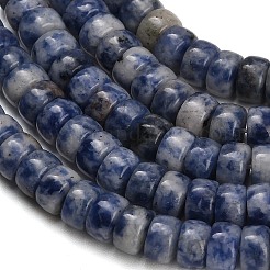 Natural Blue Spot Jasper Beads Strands&nbsp;GG-CBA792A-G02-4x7mm