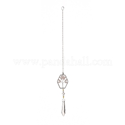 Teardrop Acrylic Beads Big Pendant Decorations&nbsp;HJEW-D029-01P-A