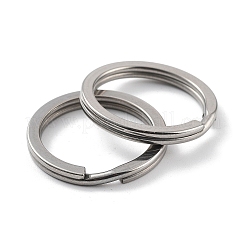 Non-Tarnish 304 Stainless Steel Split Key Rings&nbsp;X-STAS-Q314-01A-P
