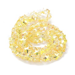 Electroplate Transparent Glass Beads&nbsp;EGLA-Z003-HP01