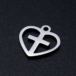 Non-Tarnish 201 Stainless Steel Hollow Charms&nbsp;STAS-Q201-JN318-1