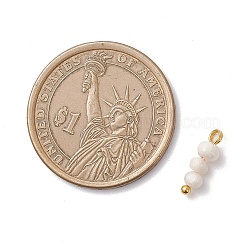 Natural Cultured Freshwater Pearl Potato Beaded Charms&nbsp;PALLOY-JF04642-01