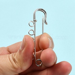 Iron Safety Brooch Findings&nbsp;X-MAK-Q004-04