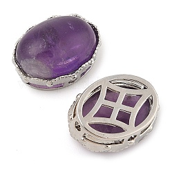 Natural Amethyst Multi-Strand Links&nbsp;KK-M304-03P-06