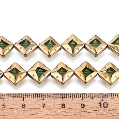 Electroplate Glass Beads Strands&nbsp;EGLA-T021-24E