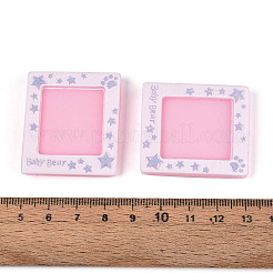 Opaque Resin Cabochons&nbsp;CRES-T025-11M