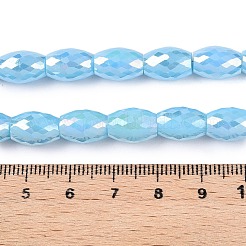 Electroplate Glass Beads Strands&nbsp;EGLA-S194-15A-A07