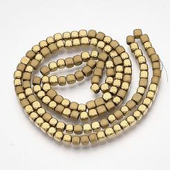 Electroplate Non-magnetic Synthetic Hematite Bead Strands&nbsp;G-Q467-11F