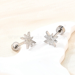 304 Stainless Steel Stud Earrings&nbsp;EJEW-H161-01P-L