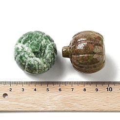 Natural & Synthetic Gemstone Carved Pumpkin Statues Ornament&nbsp;G-P525-12